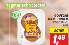  2 vegetarisch voordeel vega plantaardige burger hamburger pak stuks 1 69 sa 