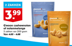  2 200 zakken 3.99 cashewnoten notenmelange gwoon ongezouten porties gebrand korreltje zout gezouten 