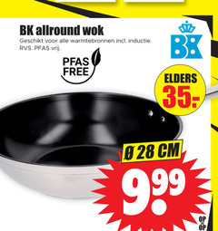  35 bk wok warmtebronnen inductie rvs vrij free b elders cm 99 