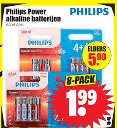  philips batterijen 8 10 power alkaline aa aaa micro years up to lips 4 elders pack lasting 