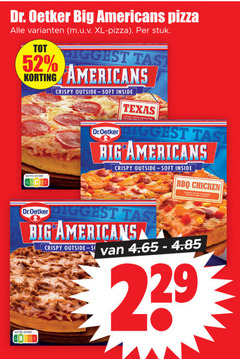  dr. oetker big americans pizza xl stuk crispy outside soft inside texas dr.oetker dr nutri score bbq chicken 