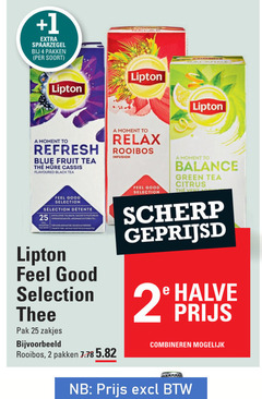  lipton thee 2 4 25 1 pakken moment to refresh blue fruit tea re cassis flavoured black feel good selection bags sachets fraicheur nor gearomatiseerde schwarze pak zakjes rooibos relax infusion balance green citrus scherp geprijsd halve combineren 