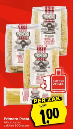  pasta 500 farfalle penne koffer zegel soorten zakken spacer zak 