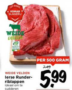  runderriblappen 500 slagerij weide vel quality velden runder riblappen sudderen 5.99 