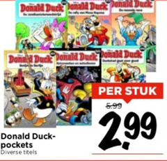  donald duck pockets titels stuk 5.99 