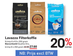  lavazza koffie 3 5 6 8 19 20 100 250 torino italia espresso barista perfetto arabica qualita caffe ge filterkoffie krimp ground coffee 