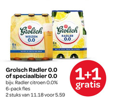  grolsch speciaalbieren radler bier 1 2 6 weizen 0.0 speciaalbier citroen pack fles stuks 