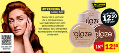  lees trend kruidvat glossy hair missen glazen supergloss permanente conditioner babassu olie haarkleur glans levendigheid verf honey mond glow stuk chocolate bug color conditioning close 