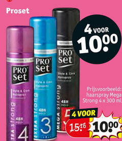  3 4 300 1000 proset pro ultra strong mega hold haarspray ml 