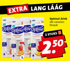  2 10 lang optimel optimer time aardbei sinaasappel kers mango drink stuks inclusive 