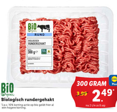  2 8 10 300 bio organic rund biologisch rundergehakt ge leven 3.99 