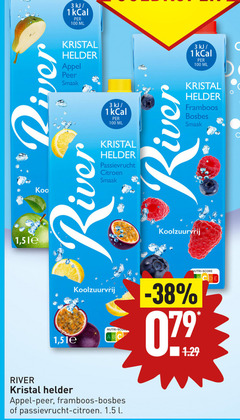  3 100 ml 1 river koolzuurvrij kristal helder passievrucht citroen appel peer framboos bosbes nutri score abc l 