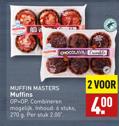  2 6 7 400 www muffin masters topped with crumble red chocolate chunks melting your tongue people nature muffins combineren inhoud stuks stuk 