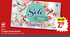  2 4 219 ecolabel solo keukenpapier absorberend rollen seasons milieu beschermen folie minimal 