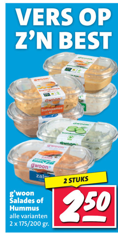  gwoon salade 2 250 vers best surinaamse salades hummus 200 stuks 