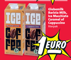  globemilk ijskoffie macchiato caramel cappuccino barista milk ice best chilled 