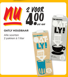  1 2 100 oatly houdbaar soorten pakken liter original haver bio milk soy whatever cool barista edition for vegans dish 