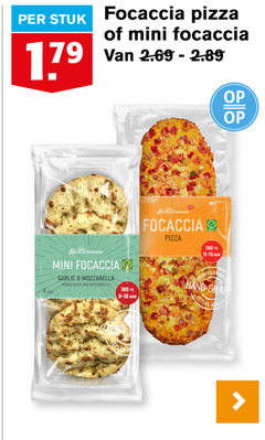  4 180 stuk focaccia pizza mini pack mediterraneo garlic mozzarella min and mediteranee hand share b bread 