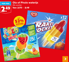  1 3 42 55 64 100 pak ola waterijs soorten nestle sans colorant aron fruits avec vruchtensappen jus natuurlijke aromas aromes naturals rake pocket smaakstoffen ml energy r pro pour serveertip suggestion concentraat base 