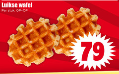  wafels luikse wafel stuk 