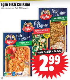  18 100 iglo fish cuisine pak kapitein italiano tomaat mozzarella filet nutri score spinazie kaas nieuwe bretagne style peterselie citroen 