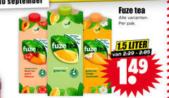  fuze tea ice pak discover fusion fuzetea infused iced black peach hibiscus green mango chamomile liter 