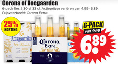  hoegaarden corona speciaalbieren 6 25 30 33 pack fles varieeren wit blanche well naturally cloudy official paris partner 0.0 