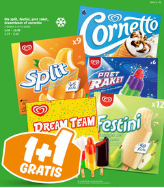  2 3 15 36 50 65 ola split festini raket dreamteam cornetto dozen stuks kleur smaakstoffen without artificial colours and week dream 1 peren combinatie kassa 