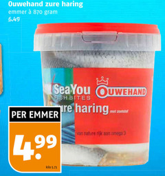  3 ouwehand zure haring emmer seayou fish bites kilo re zoetstof nature rijk omega 