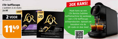  douwe egberts l or koffiecups 2 20 pakken stuks aluminium capsules espresso from ristretto 20x kans barista sublime koffiemachine actieproducten upload kassabon code philips 