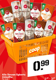  douwe egberts ijskoffie 40 less plastic ice cappuccino creamy mocha latte break d.e macchiato caramel lat stuk 