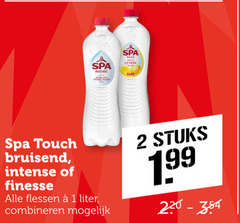  1 2 spa intense lemon touch bruisend finesse flessen liter stuks combineren 