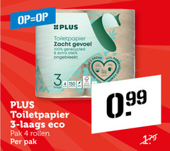  toiletpapier 3 4 34 100 150 zacht gevoel gerecycled ongebleekt eco pak rollen 