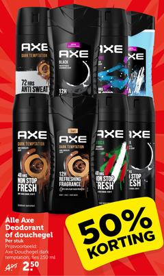  48 50 100 250 axe dark temptation anti sweat new black frozen pearl cedarwood scent chocolate frica stop fresh mask odour it refreshing fragrance with plant based body face hair wash deodorant bodyspray douchegel stuk fles ml 