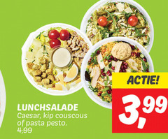  maaltijdsalade lunchsalade caesar kip couscous pasta pesto 4 99 3 