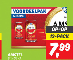  amstel blikjes bier 12 18 33 pilsener blik pack 7 99 