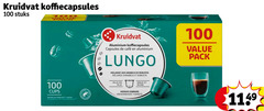  kruidvat huismerk koffiecups 100 700 koffiecapsules stuks pack cups aluminium capsules mcafee lungo melange arabica robusta mild rijk doux riche medium gebrand 