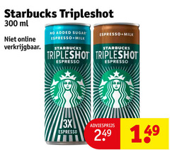  starbucks ijskoffie 300 ml online added sugar espresso milk 3x 