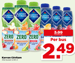  60 100 1948 suiker favoriet nederland karvan cevitam zero grenadine natuurlijke multivruchten bussen 3.99 bus aardbei 