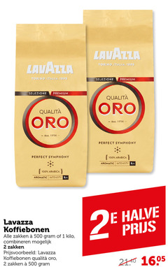  lavazza koffiebonen 1 2 100 500 1956 torino italia selezione premium qualita symphony arabica aromatic intensity 5 10 zakken kilo combineren halve 