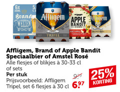  brand amstel apple bandit affligem speciaalbieren appelcider 6 30 6x 300ml weizen cider juicy blond 0.0 tripel speciaalbier rosee blikjes stuk 