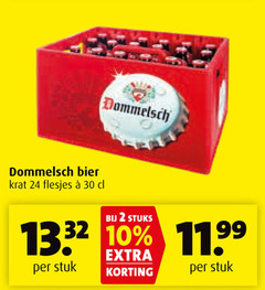  dommelsch krat bier 2 10 24 30 stuks stuk 