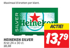  heineken silver krat bier 8 24 30 maximaal kratten since refreshing 18 taste 13 