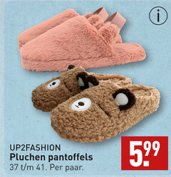  pluchen pantoffels paar 