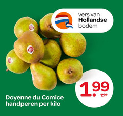  vers hollandse bodem doyenne du comice handperen kilo 