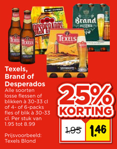  desperados texels brand blikjes bier speciaalbieren 6 25 texel pilsener soorten flessen blikken fles blik stuk blond 