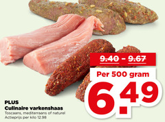  500 culinaire varkenshaas toscaans mediterraans naturel actieprijs kilo 