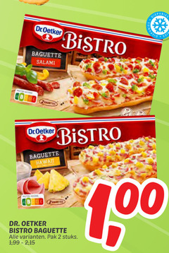  2 dr.oetker baguette salami score bistro vries diepvries fles dr oetker pak stuks 1 99 15 00 