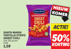  santa maria chips 50 tortilla strips sweet chili zak 2 1 28 