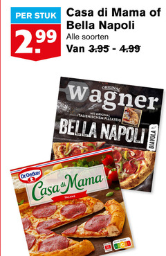  99 stuk casa mama bella napoli soorten dr.oetker original wagner secret to fresh baked pizza salame nutri score 